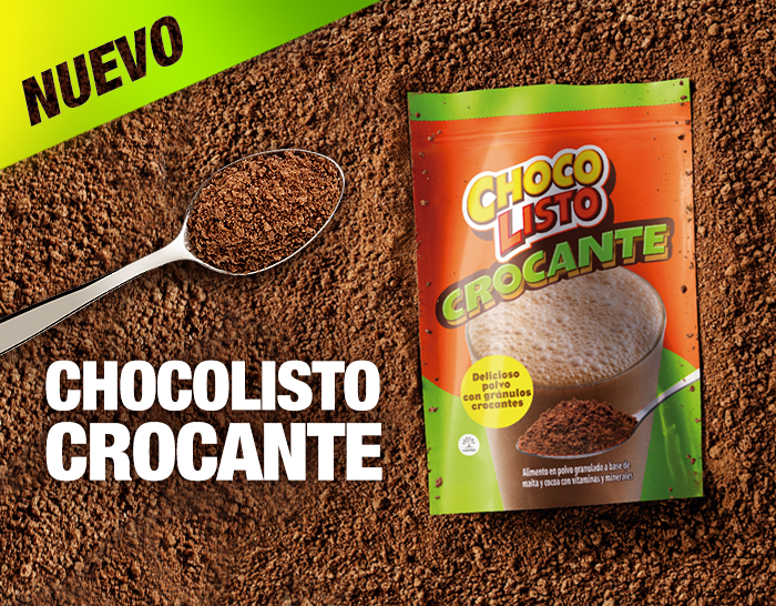 Chocolisto crocante infografía